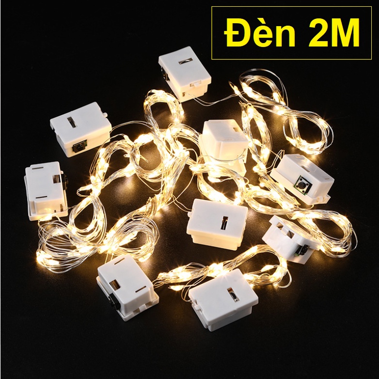 Đèn LED trang trí bánh sinh nhật (2 Mét), đèn nháy trang trí bánh, trang trí Noel, lễ Tết