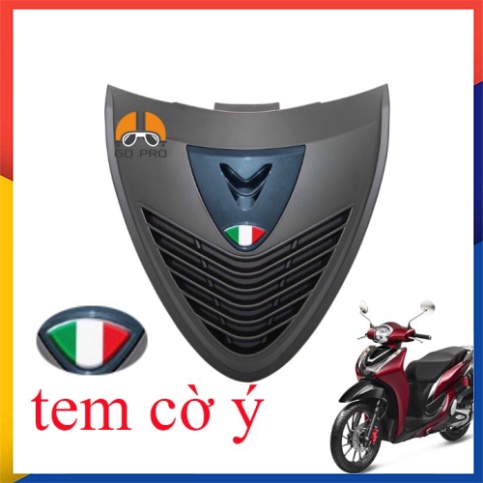 Tem Cờ ý Dán Mặt Nạ Xe Máy [3M phản quang]