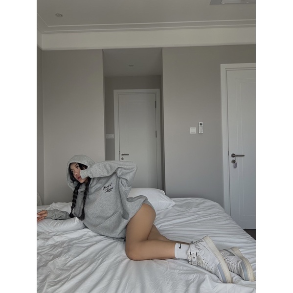 Áo Nỉ Hoodie Chính Hãng DCSG PARIS EL - Xám