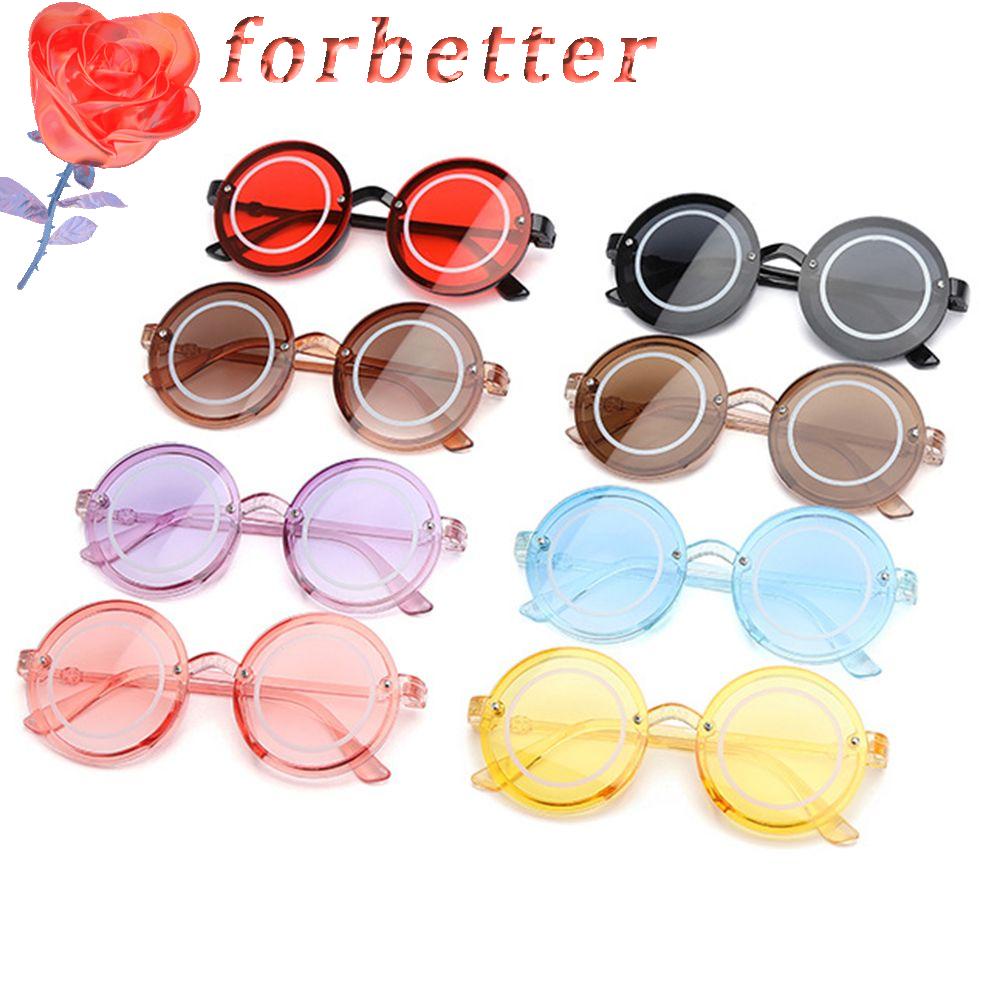 Kính mát tròn chống nắng phân cực mặt tròn cổ điển dễ thương cho bé