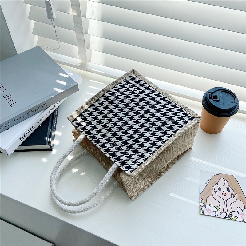 Túi cói túi tote mini  nữ đẹp đi chơi thời trang dễ thương cute phong cách vintage giá rẻ