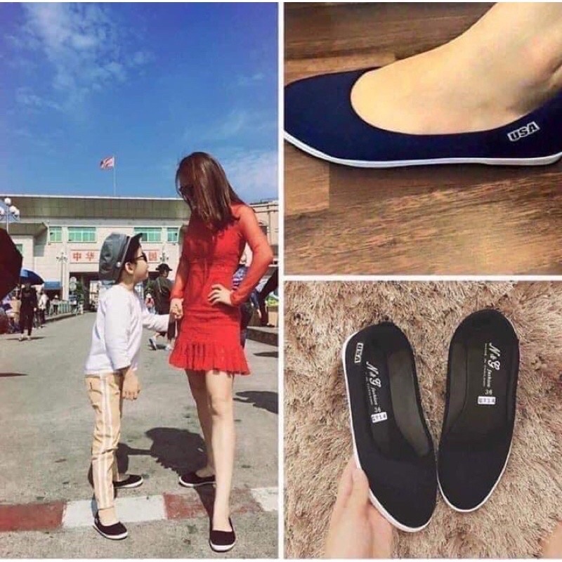 Giày Lười Đế Bệt USA Thái Lan