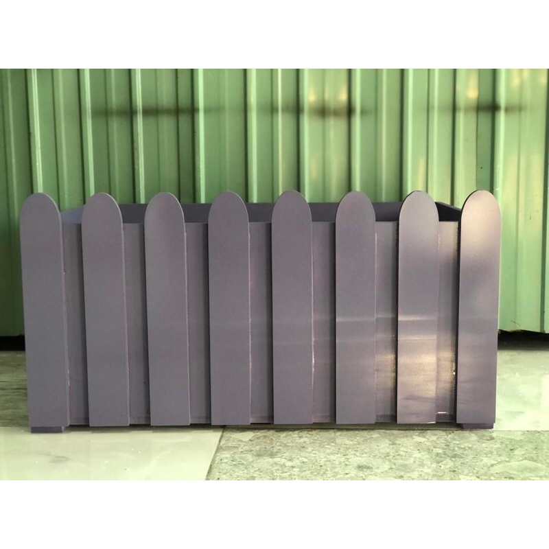 chậu combosite màu xám 60x25x25
