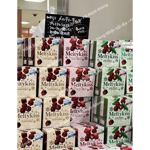 Socola tươi Meltykiss Meiji nội địa Nhật Bản