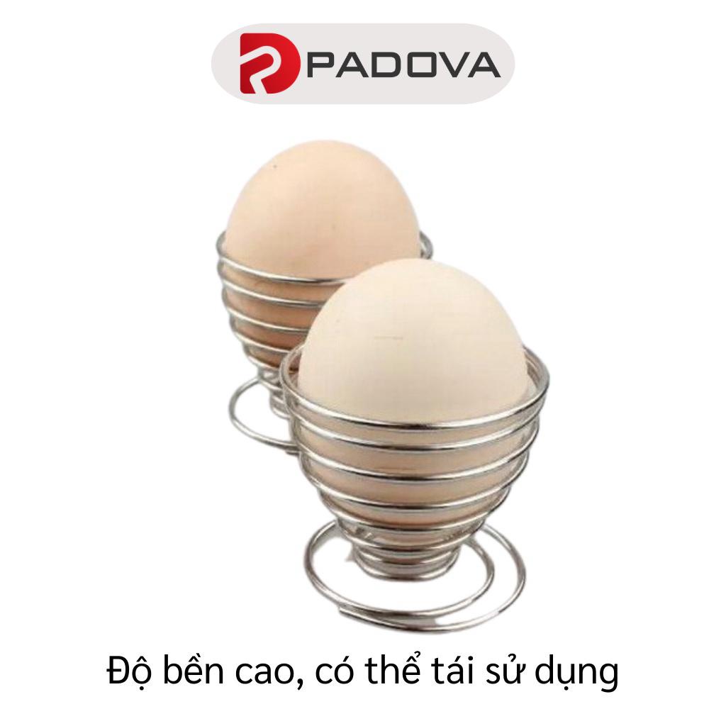 Cốc Đựng Trứng Kiểu Xoắn Ốc Bằng Kim Loại Tiện Dụng PADOVA 5189