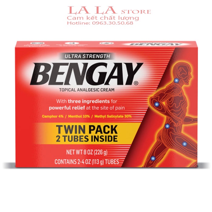 Kem Xoa Bóp Giảm Đau Bengay Ultra Strength Mỹ