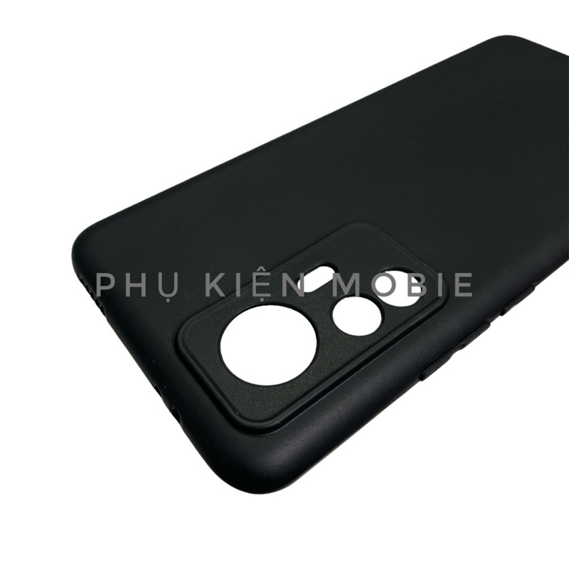 Ốp lưng silicon đen nhám cho Xiaomi Redmi K50 Ultra/ Mi 12T/12T Pro không bám vân tay, khoét riêng từng mắt camera.
