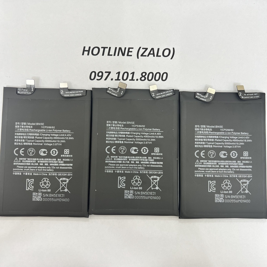 Pin Xiaomi Redmi Note 11 Pro, Redmi Note 11 Pro 5g, Poco X4 Pro 5g, BN5E