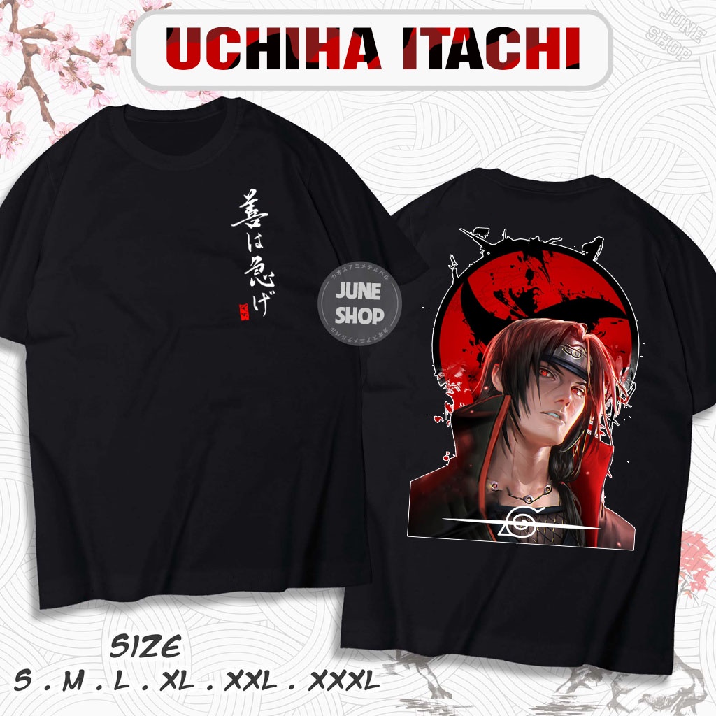 Áo Naruto mẫu mới, Áo Anime in hình Uchiha Itachi, Naruto cực ngầu, giá rẻ