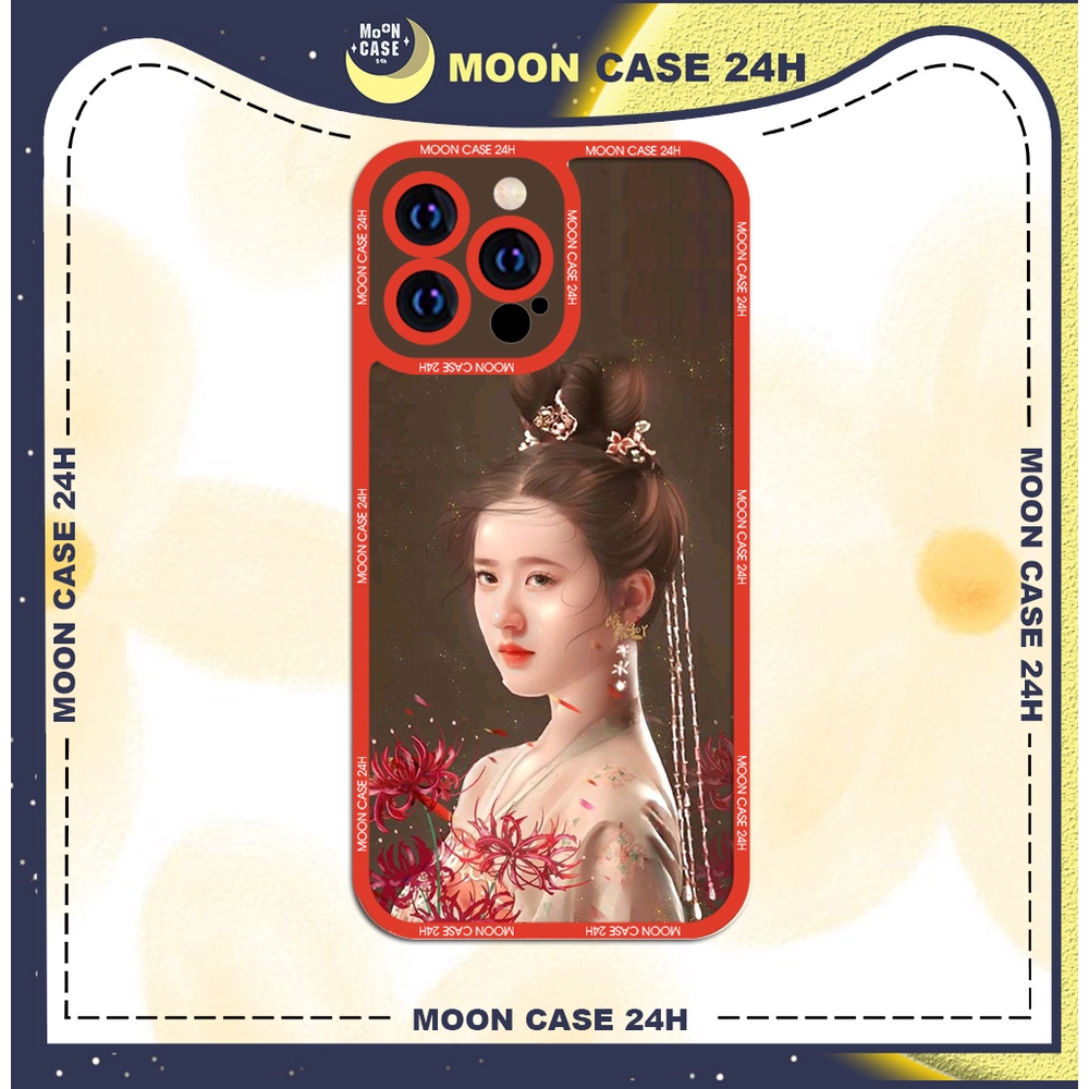 Ốp lưng iphone cạnh vuông Moon Case Triệu Lộ Tư 7/7plus/8/8plus/x/xs/11/12/13/14pro/max/plus/promax