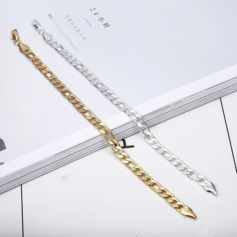 Vòng cổ, Vòng Tay Mạ Vàng 5mm JP5