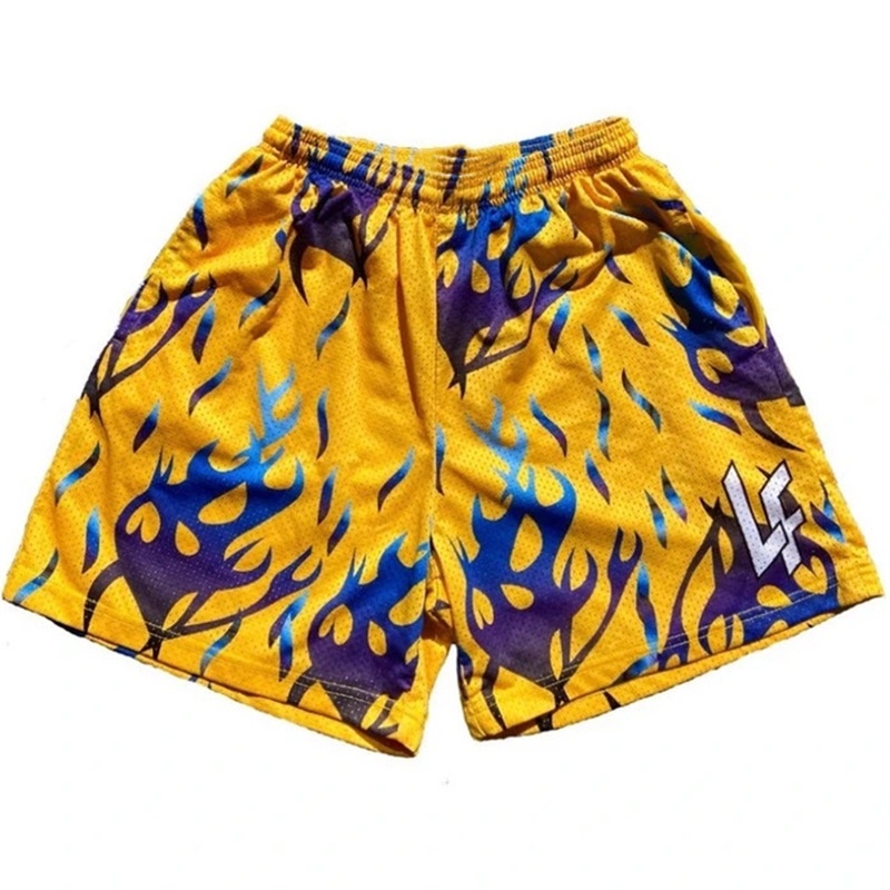 Quần Short Thể Thao Phối Lưới Thoáng Khí Nhanh Khô Có Size Lớn Dành Cho Nam Và Nữ