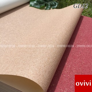 Giấy dán tường một màu cao cấp, giấy sần lỳ không sẵn keo màu mới hiện đại dán phòng ngủ phòng khách
