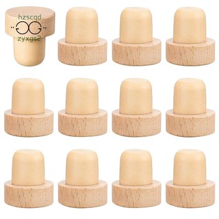 Bộ 12 Nút Bần Hình Chữ T Bằng Gỗ Và Cao Su Dùng Trang Trí Chai Rượu Vang