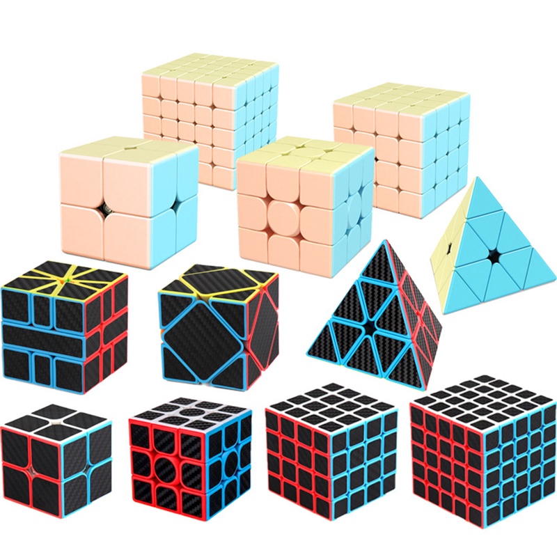 Đồ Chơi Khối Rubik 3x3x3 Megaminx Ma Thuật Chuyên Nghiệp Bằng Sợi Carbon Dành Cho Trẻ Em