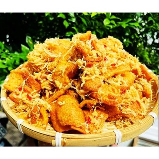 Da heo sốt chà bông da heo giòn tan thơm ngon bao nghiện gói 200g