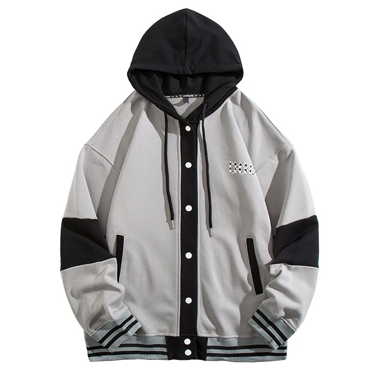 Áo Khoác Nam Dài Tay Có Mũ Vải Nhung Dày Màu Trơn Thời Trang Thu Đông Phong Cách Mới 2022