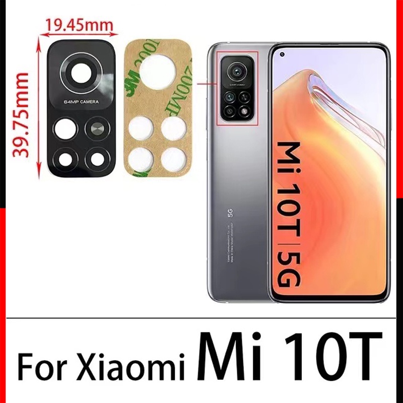 Nắp Ống Kính Camera Sau Thay Thế Chất Lượng Cao Cho Xiaomi Mi 10 9 8 Lite SE 9T Note 10 Pro 10T Lite 5G