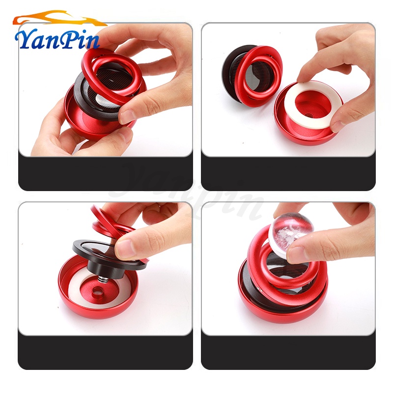 Nước Hoa Dạng Vòng Đôi Xoay Trang Trí Xe Hơi Sử Dụng Năng Lượng Mặt Trời Lâu Trôi