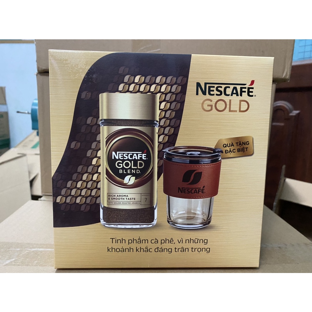 Cà Phê Arabica nguyên chất hoà tan Nescafé Gold Blend 200gram - Nestlé