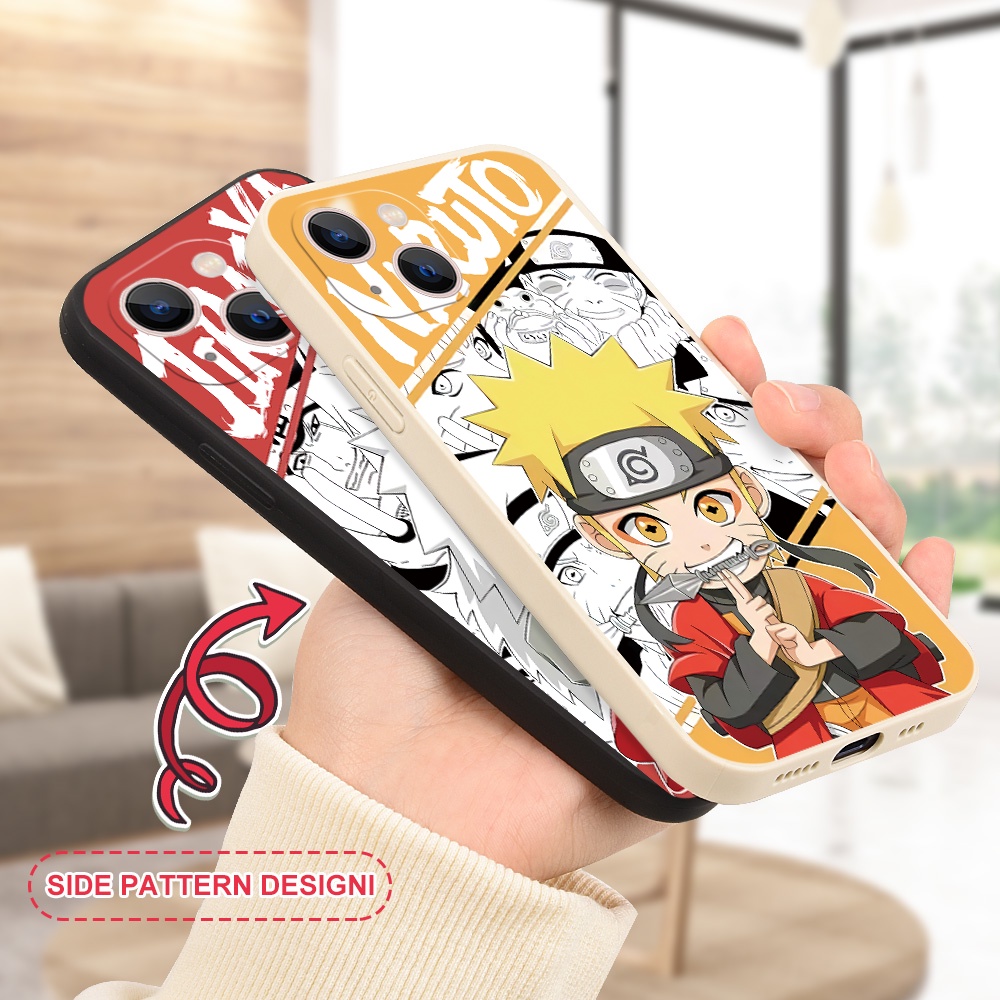 Ốp ĐiệN ThoạI HọA TiếT Naruto Cho iPhone 14 Pro Plus Max 13 12 11 mini Pro Max XS XR X 7 8 SE 6 6S mini Pro