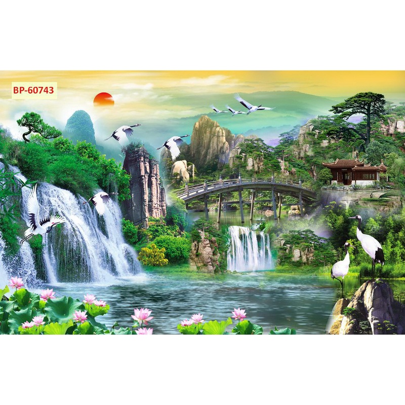 Tranh Sơn Thủy Nhiều Mẫu Lựa Chọn