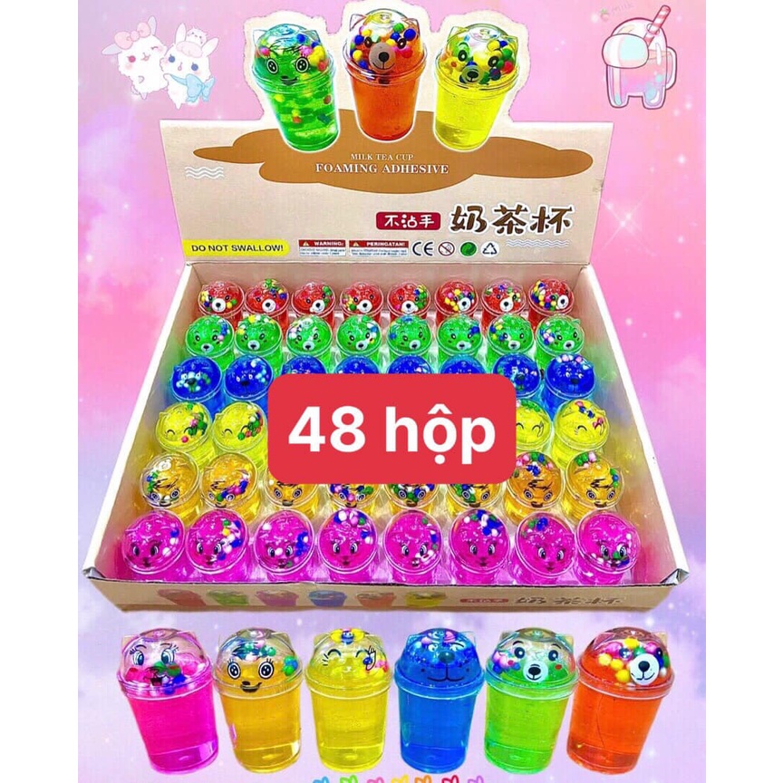 1 hũ Slime/ Slam trong giúp thư giãn chơi vui cho cả người lớn và trẻ em
