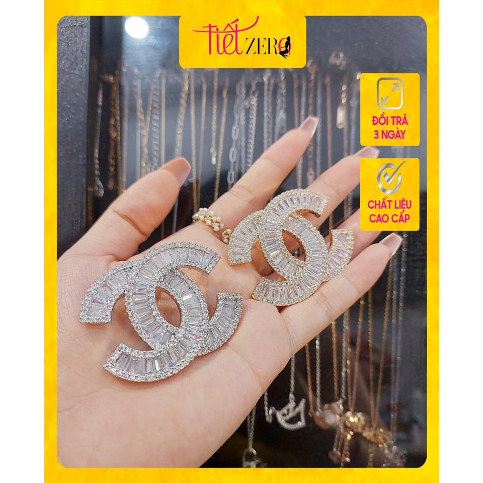 Ghim Cài Áo Tiitan CN Đính Đá Thời Trang Dành Cho Nữ