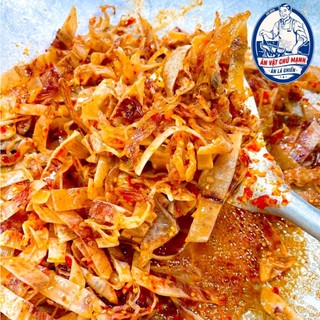Khô Mực Xé Rang Muối Ớt - Ăn Vặt Chú Mạnh