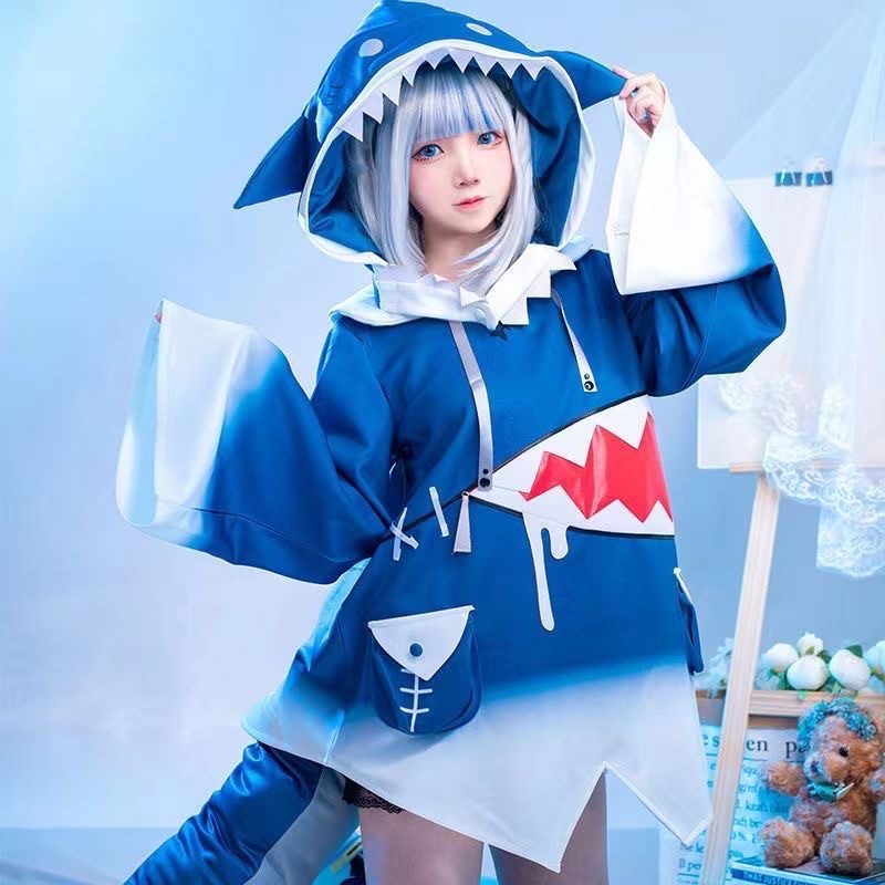 (Sẵn) Trang phục cosplay nhân vật HololiveEN Gwar Gura #Gura- Loại 1 | BigBuy360 - bigbuy360.vn