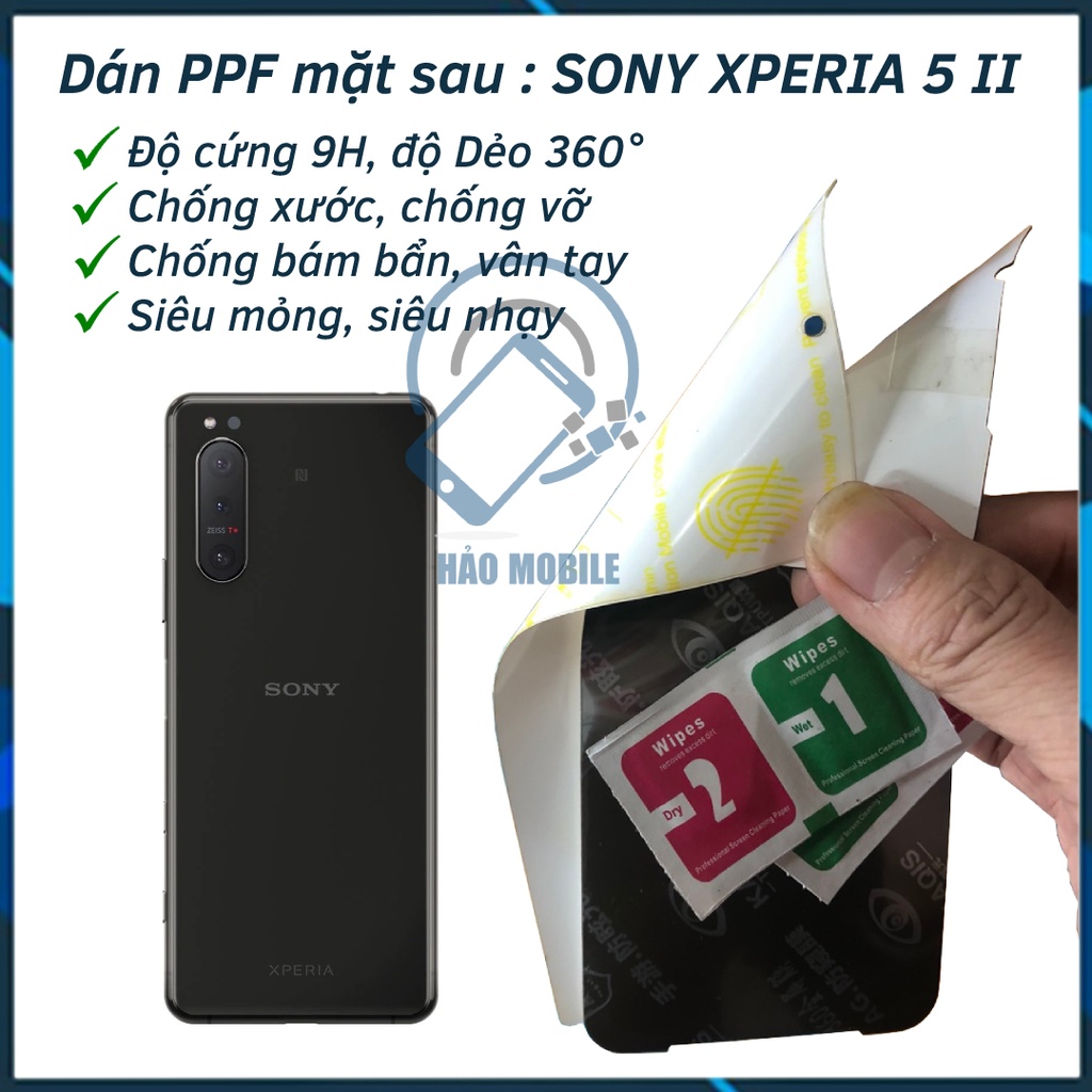 Dán dẻo PPF mặt sau cho SONY XPERIA 5 II ( Xperia 5 mark 2 )