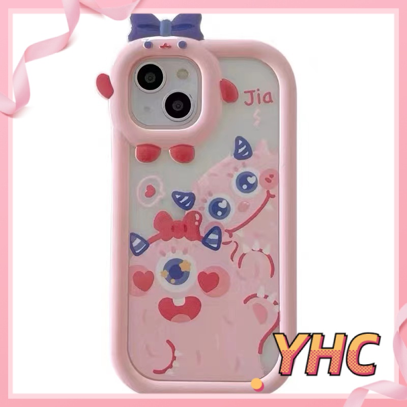 Ốp Điện Thoại Họa Tiết Quái Vật Nhỏ Dễ Thương Cho iPhone 14 XR 6 6 6s 7 8 plus 11 13 12 14 Pro Max XR X XS Max se-5027