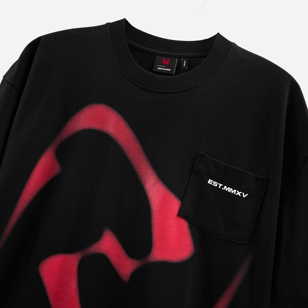 Áo thun NEEDS OF WISDOM Pocket Tee - Black - Local Brand Chính Hãng