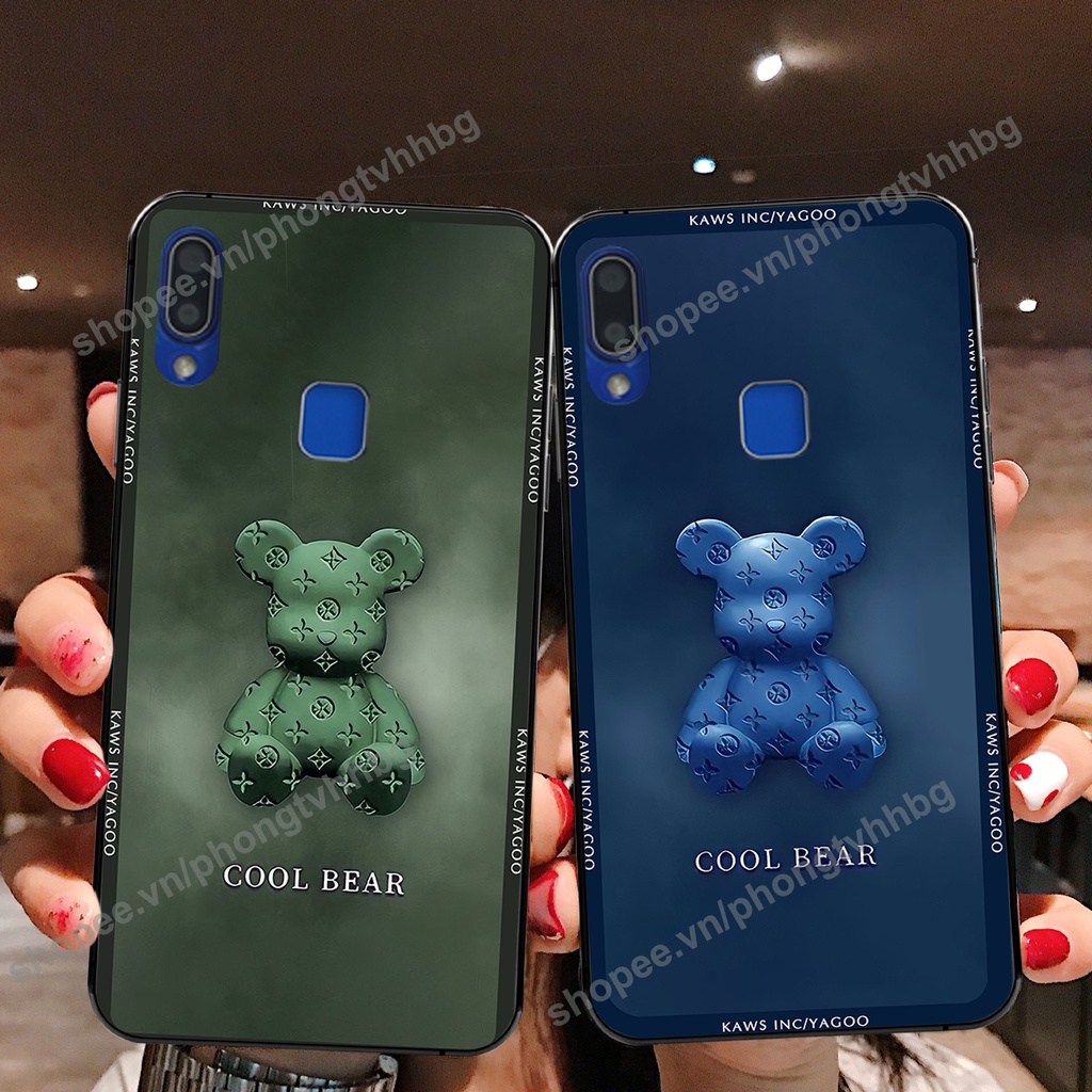 Ốp lưng Vivo V9 / V9 Youth BEARBRICK, KAWS nhiều mẫu chất cute mới nhất hot