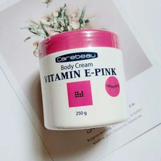 em dưỡng Vitamin E CAREBEAU Thái Lan 250g (Nắp hồng-Vitamin E Body Cream)