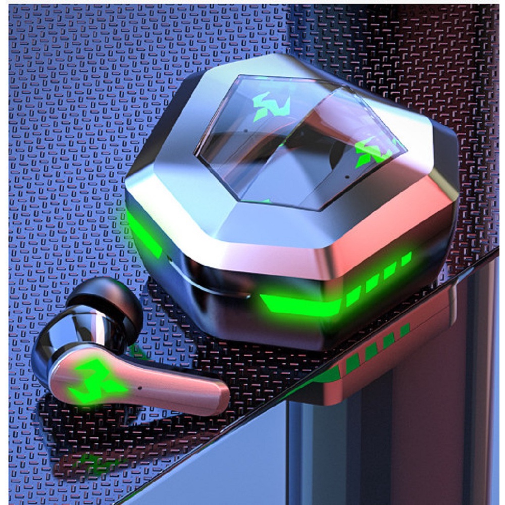 Tai nghe N35 Gaming TWS bluetooth 5.2 9D âm thanh vòm có mic chống ồn, Tai nghe chơi game, pin trâu