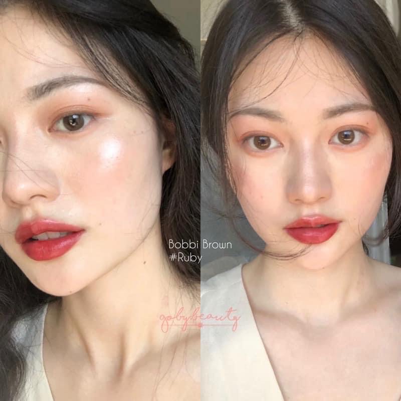 Son Bobbi Brown Mini Fullbox 2.25g màu Cranberry, Ruby