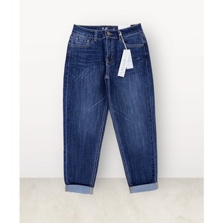 Quần jean trơn baggy 9 tấc