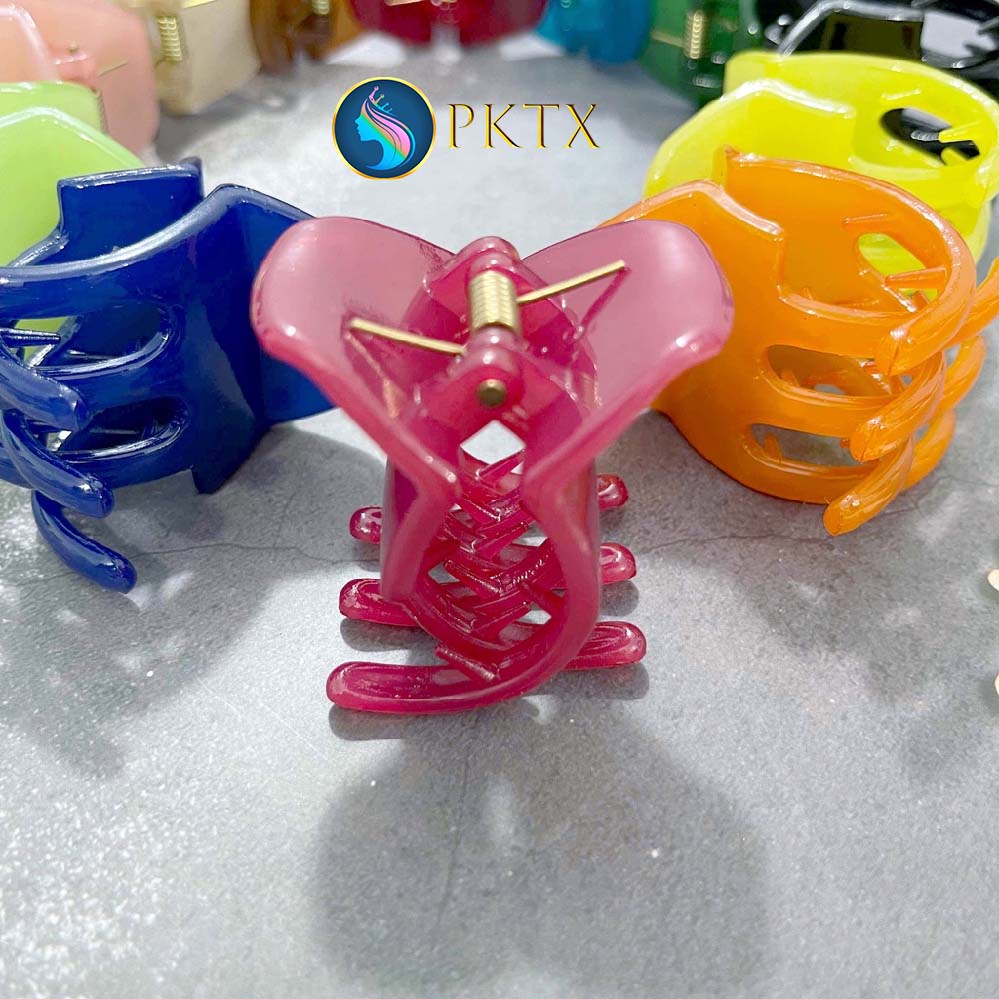 Cặp tóc 6 răng cỡ lớn các màu HÀNG NHẬP KHẨU