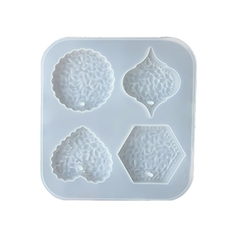 Khuôn Silicone Hình Trái Tim Dùng Làm Mặt Dây Chuyền / Xà Phòng Diy