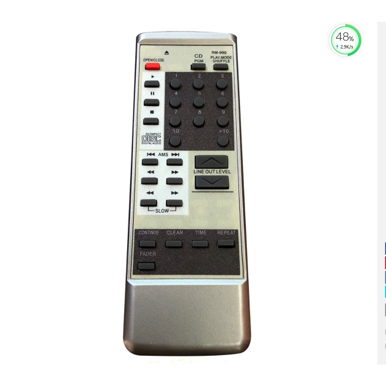 SONY Điều Khiển Từ Xa RM-990 Cho Đầu Đĩa CDP497 CDP590 CDP790 CDP970 CDP990 CDP991 CDP227 CDP228 CDP333