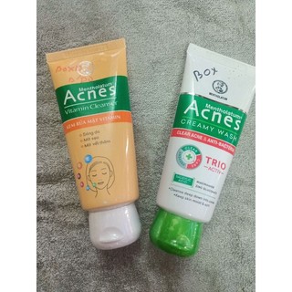 Sữa rửa mặt acnes xanh vàng 50g 100g