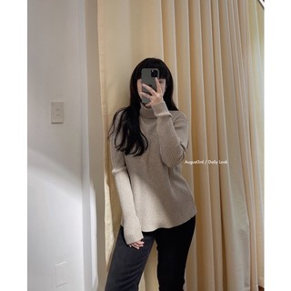 ÁO LEN CỔ LỌ FORM XUÔNG