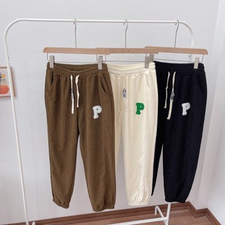 Quần baggy nhung tăm nữ quảng châu - chữ p