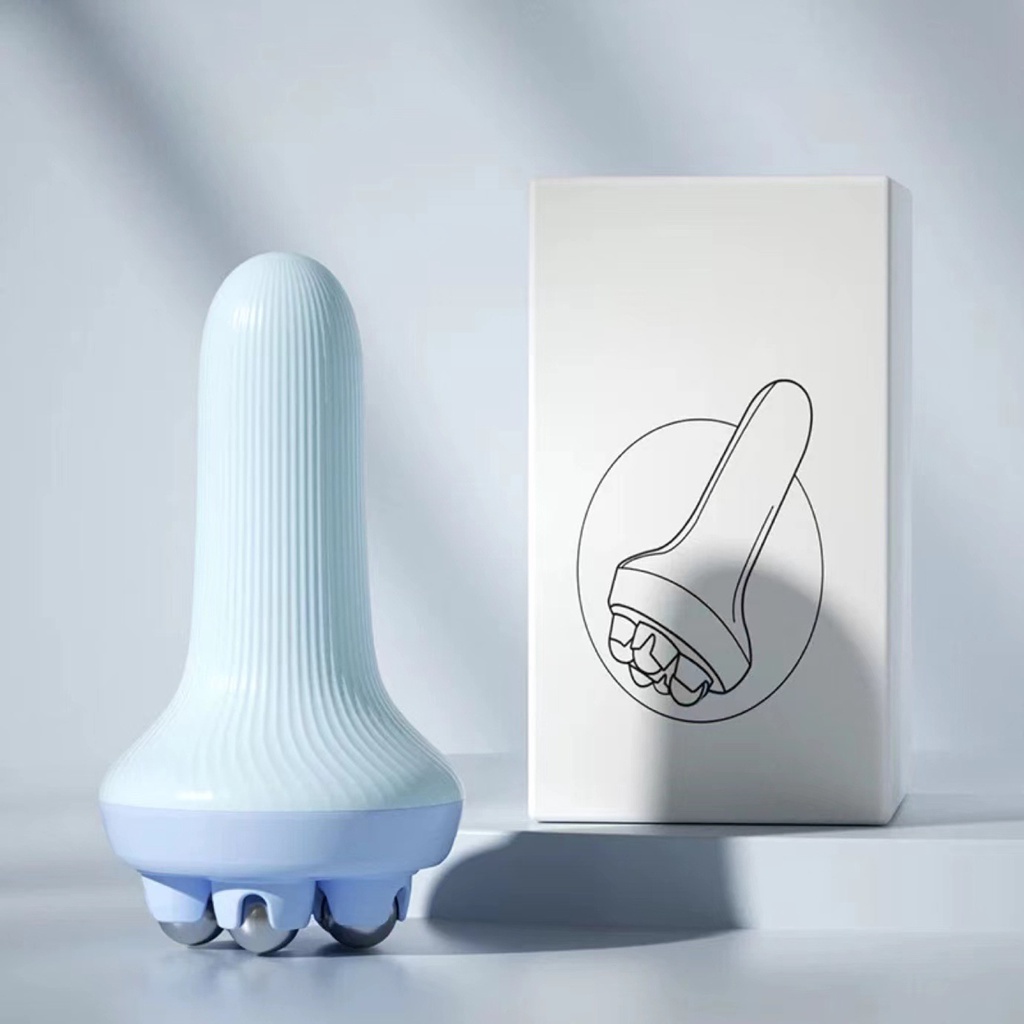 Dụng Cụ Con Lăn Massage Mini Cầm Tay Cho Vai / Cổ Thiết Kế Nhỏ Gọn Tiện Dụng Mang Theo Du Lịch