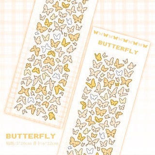 Miếng Dán Trang Trí Hình Bướm DIY