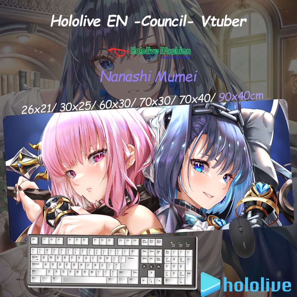 Tấm Lót Chuột In Hình Nhân Vật Anime Kronii Hololive EN Phase 2