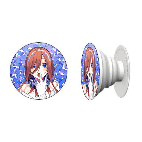 Giá đỡ điện thoại IN HÌNH Gotoubun No Hanayome ver WHITE DRESS Nhà Có 5 Nàng Dâu chibi tiện lợi xinh xắn