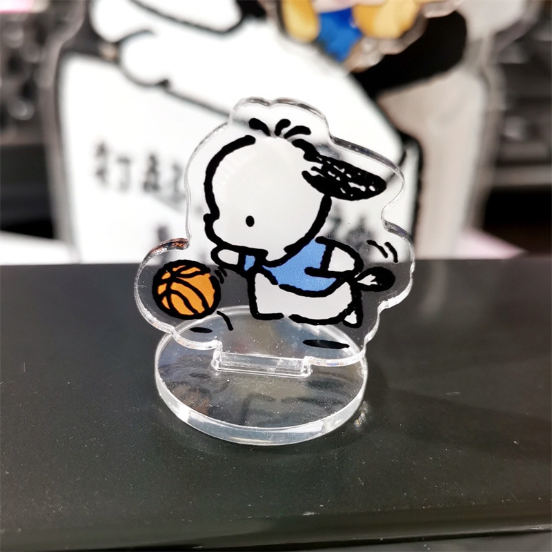 Mô Hình Nhân Vật Hoạt Hình Pochacco Mini Kèm Giá Đỡ