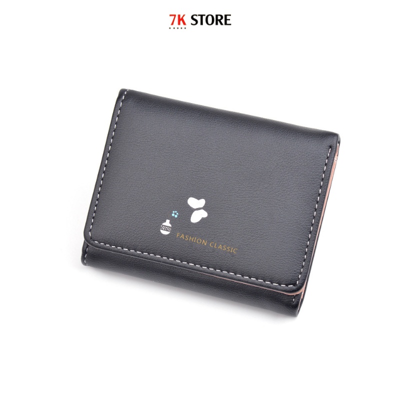 Ví nữ cao cấp cầm tay mini thời trang nhỏ gọn nhiều ngăn đẹp giá rẻ 7K STORE V02